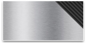 Brushed Stainless with Carbon Fiber
